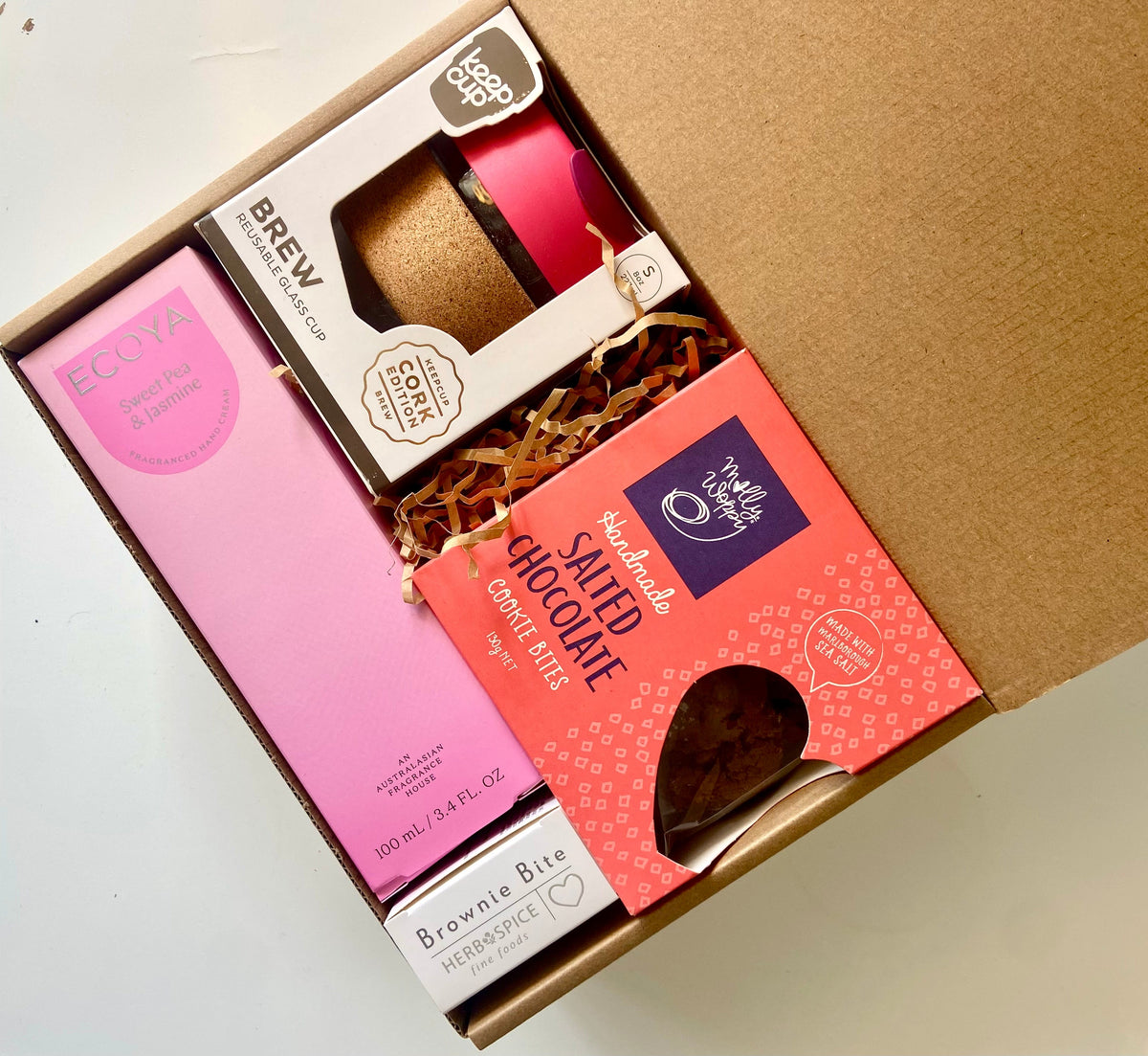 Ecoya hand cream, pink gift box